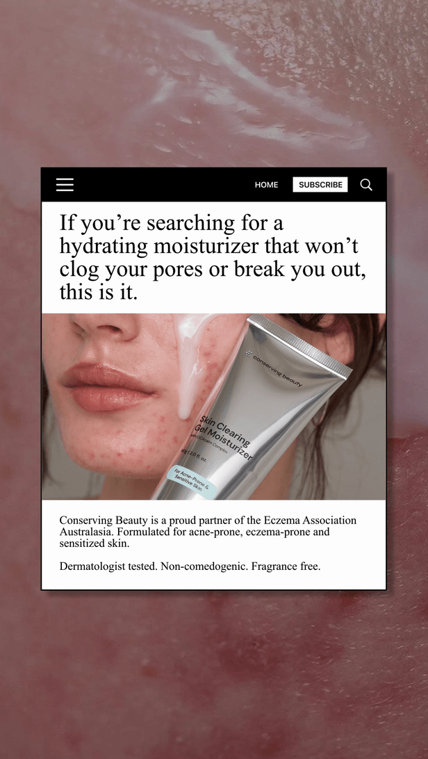 Conserving Beauty ad creative 2